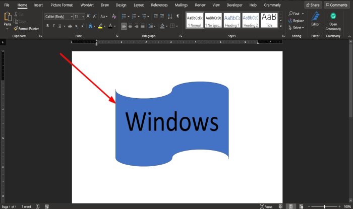 Как вставить текст в фигуру в Microsoft Word