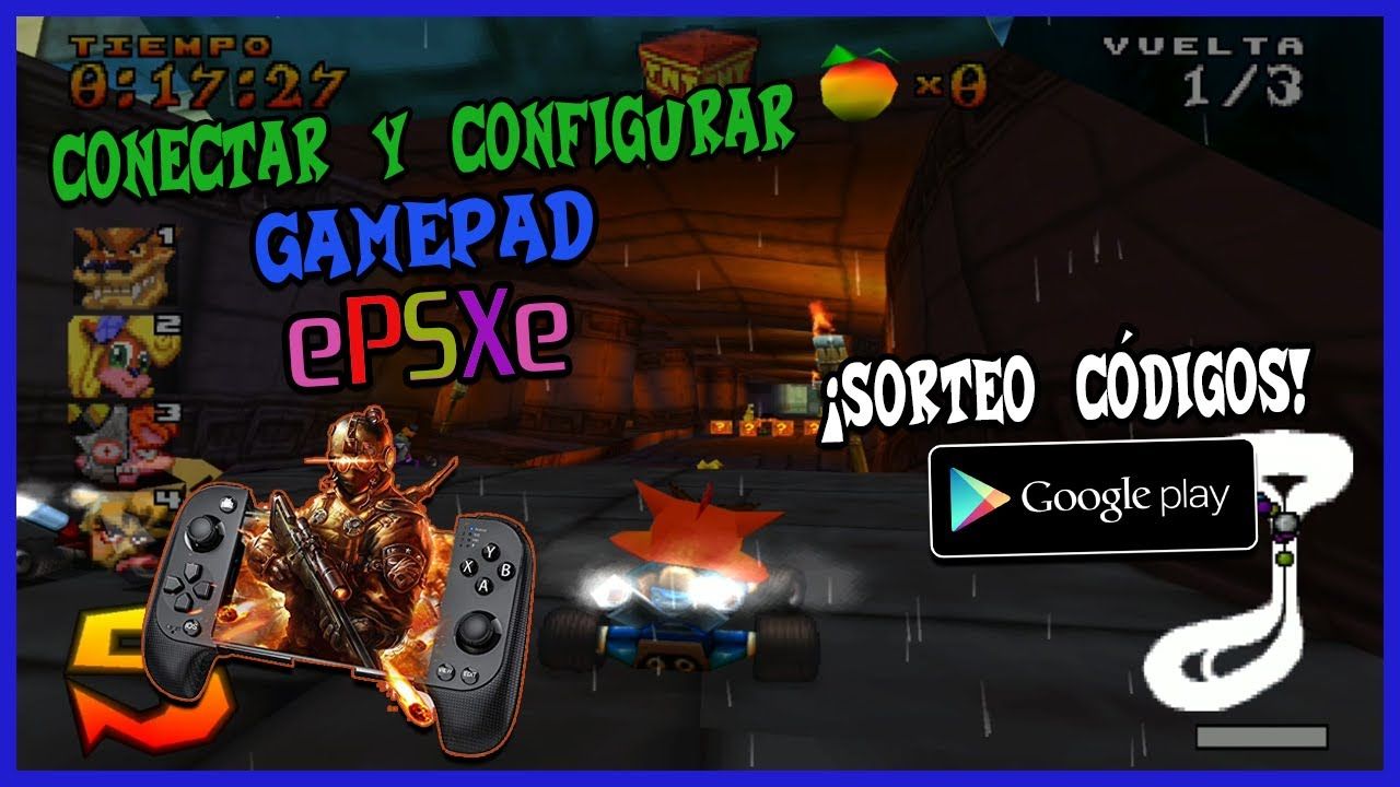 COMO CONFIGURAR UN CONTROL, MANDO O GAMEPAD EN ePSXe