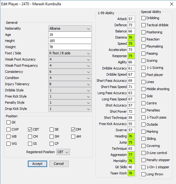 Ediciones Pes Ps2 Psp Marash Kumbulla Face Pes Ps2