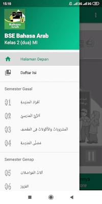 Aplikasi Buku Siswa Bahasa Arab Kelas 2 MI Kurikulum 2013 Revisi 2015