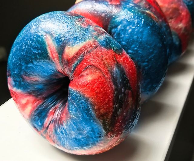 Both Bruegger's and Einstein Bros. are Baking Red, White, and Blue Bagels for the Fourth of July