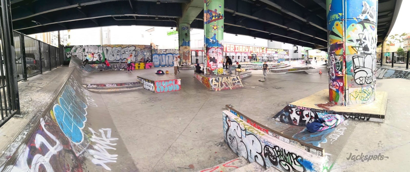 Le skatepark "Under The Bridge" de San Francisco Jackspots