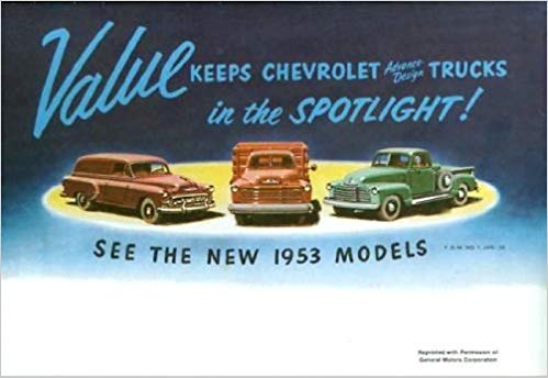 1953 chevy truck ad