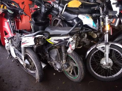 motor korban yang ditabrak bocah 13 tahun