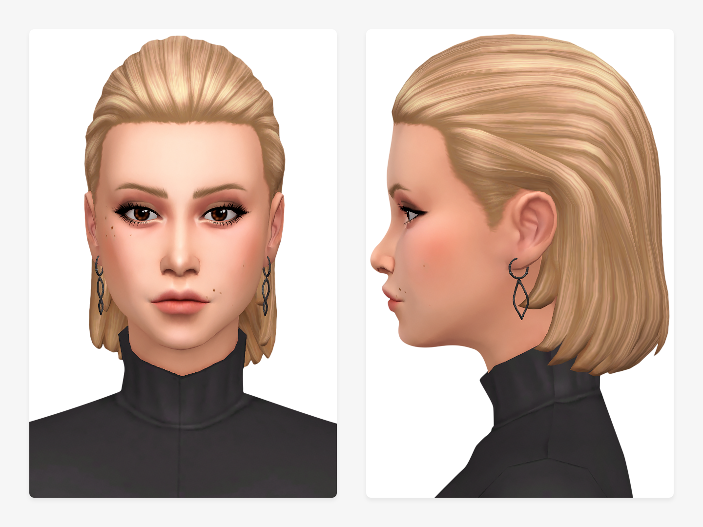 Radhi: A Sims 4 CC Hair