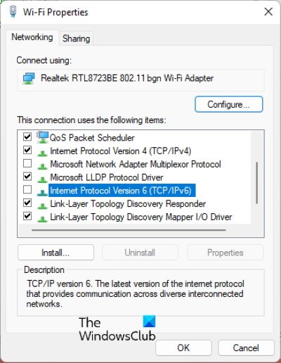 deshabilitar IPv6 Windows 10