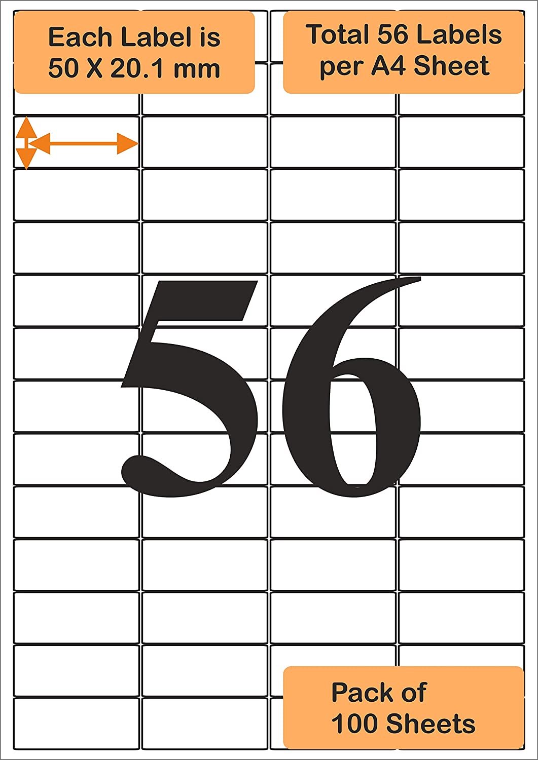 Compare Price A4 Sheet Self Adhesive Label Oddy Novajet VCR Desmat