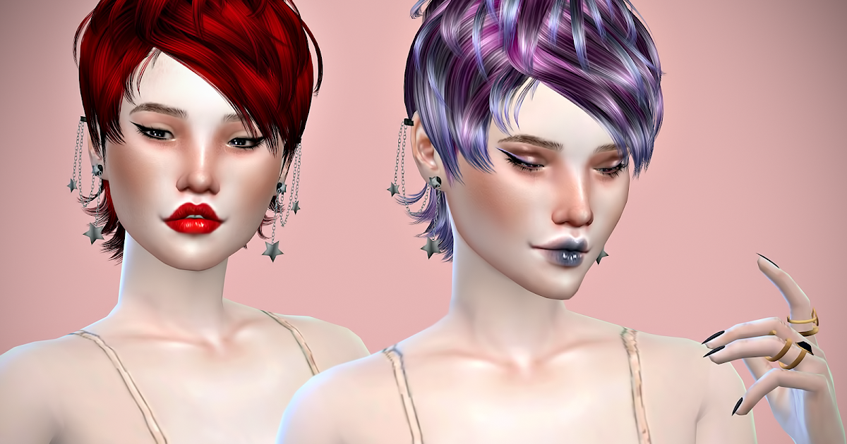 Downloads Sims 4 Newsea Unchained Hair Retexture Male Female Jennisims