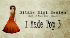 Ditzie Digi Design Top 3 Winner