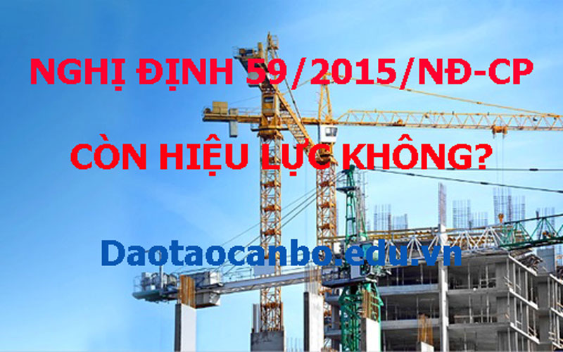 Nghị định 15/2021/NĐ-CP thay thế NĐ 59/2015/NĐ-CP