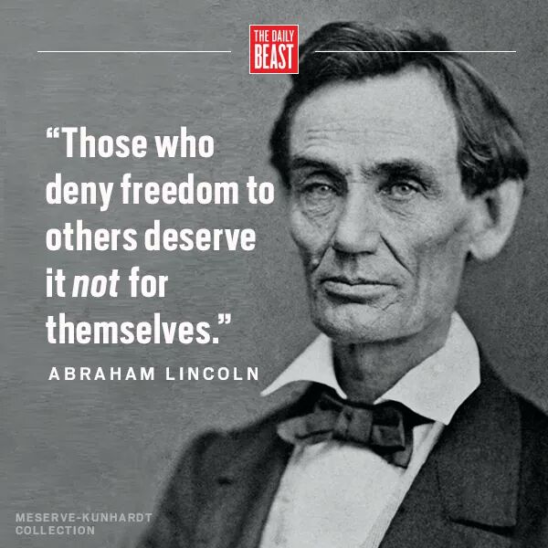 How did abraham lincoln change the world image