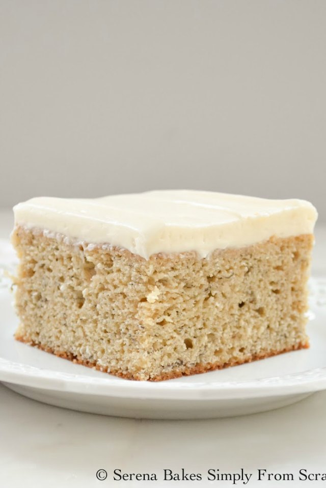 Banana Cake with Cream Cheese Frosting Banana Cake with Cream Cheese Frosting