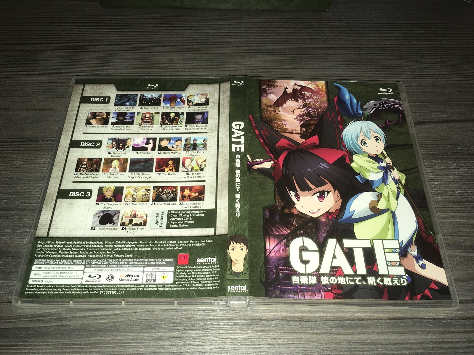 DVD Japan Anime GATE Jieitai Kanochi Nite, Kaku Tatakaeri Season 1+2  English Sub