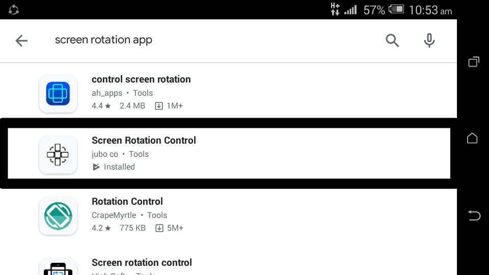 How to rotate home screen in any android phone