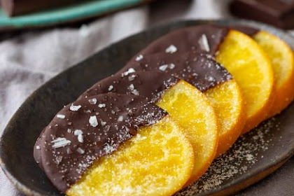 EASY CANDIED CITRUS FRUIT DIPPED IN CHOCOLATE