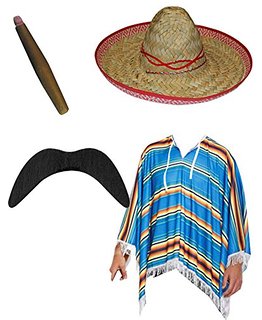 disfraz de mexicano para escolares