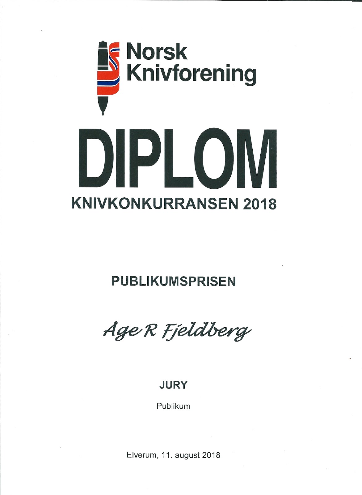 Elverum 2018 Norsk Knivforening