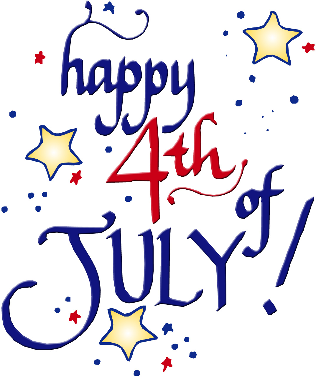 happy 4th of july clipart - photo #1