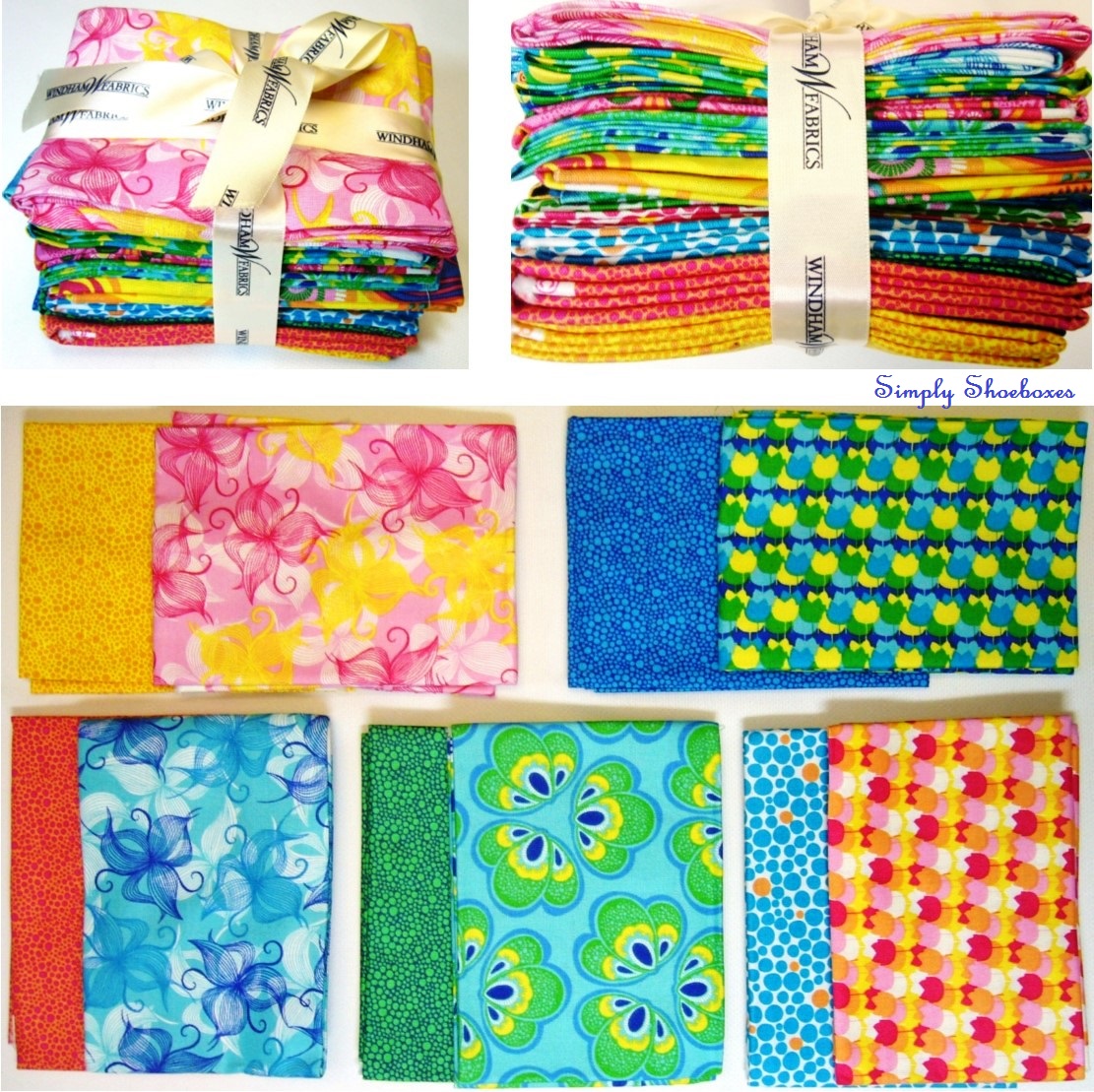 Simply Shoeboxes Fat Quarter Library Bag Pattern & Illustrated Tutorial