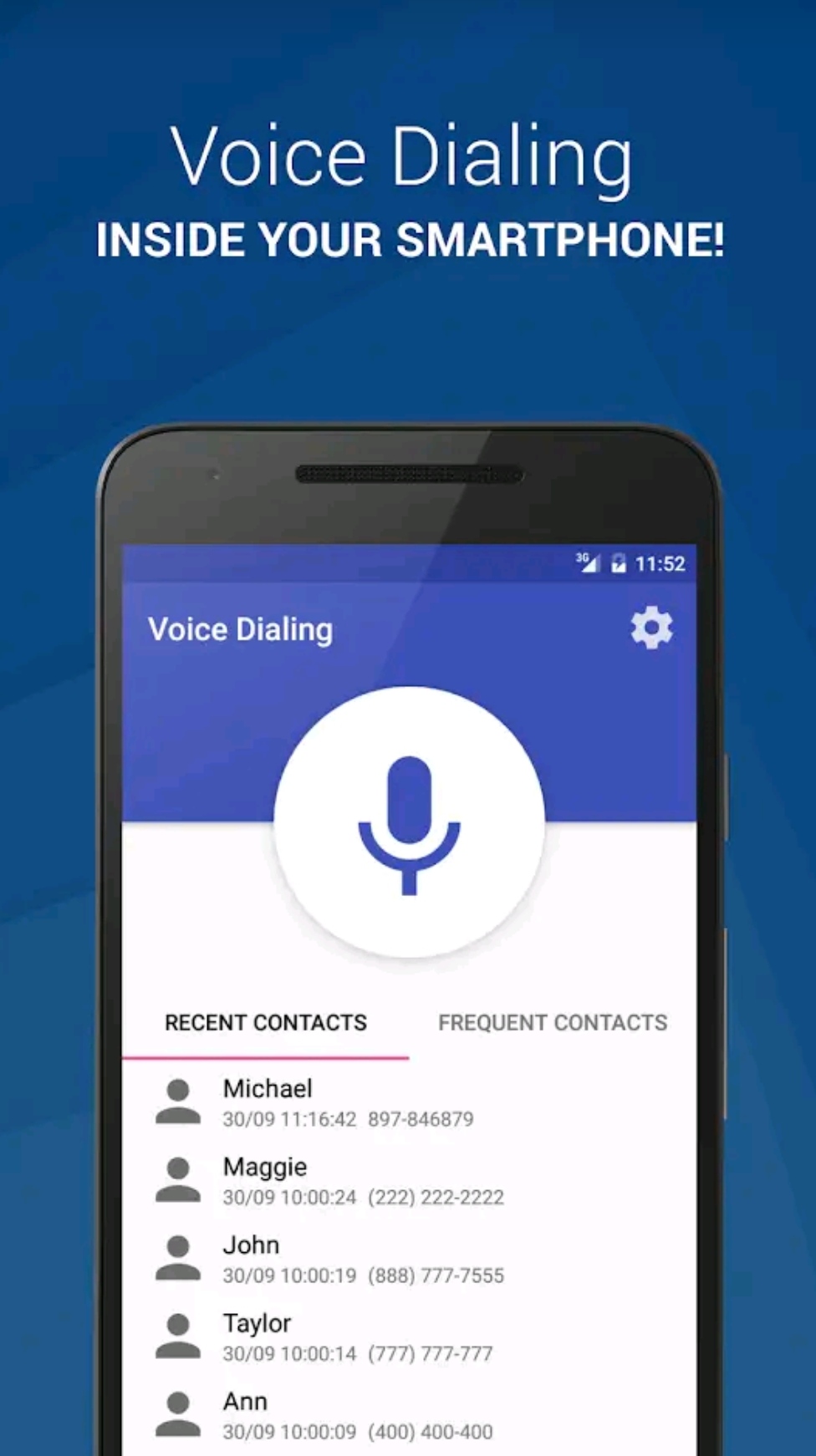 Voice Call / Dialer is a simple app which enables voice dialing / calls