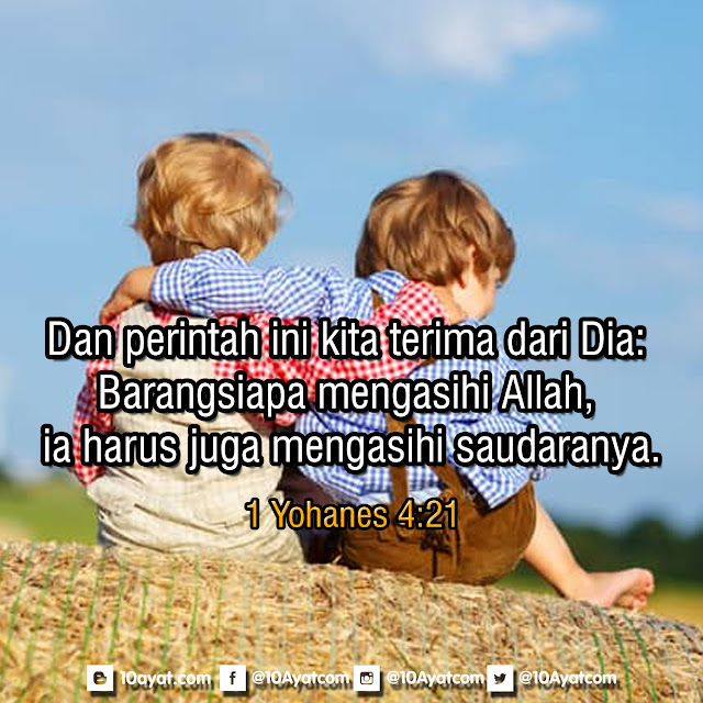 1 Yohanes 4 21