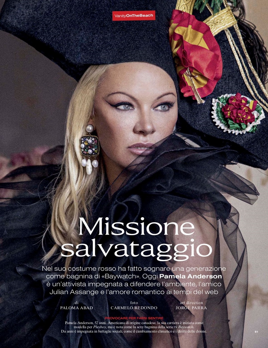 Pamela Anderson in Vanity Fair Magazine Italy January 2020 | iScoopboyE