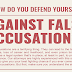 How Do You Defend Yourself Against False Accusations? #infographic