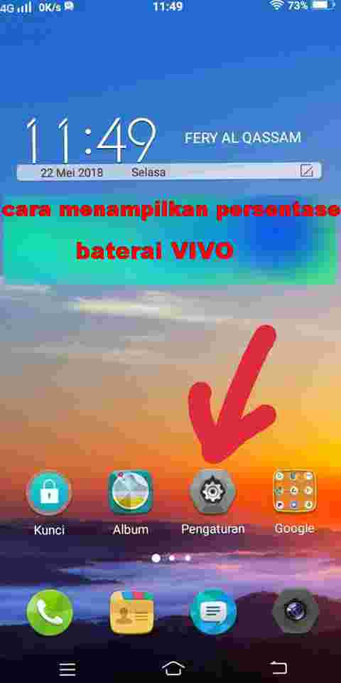 Cara Menampilkan Persentase Baterai Vivo Y83 Phone Tekno