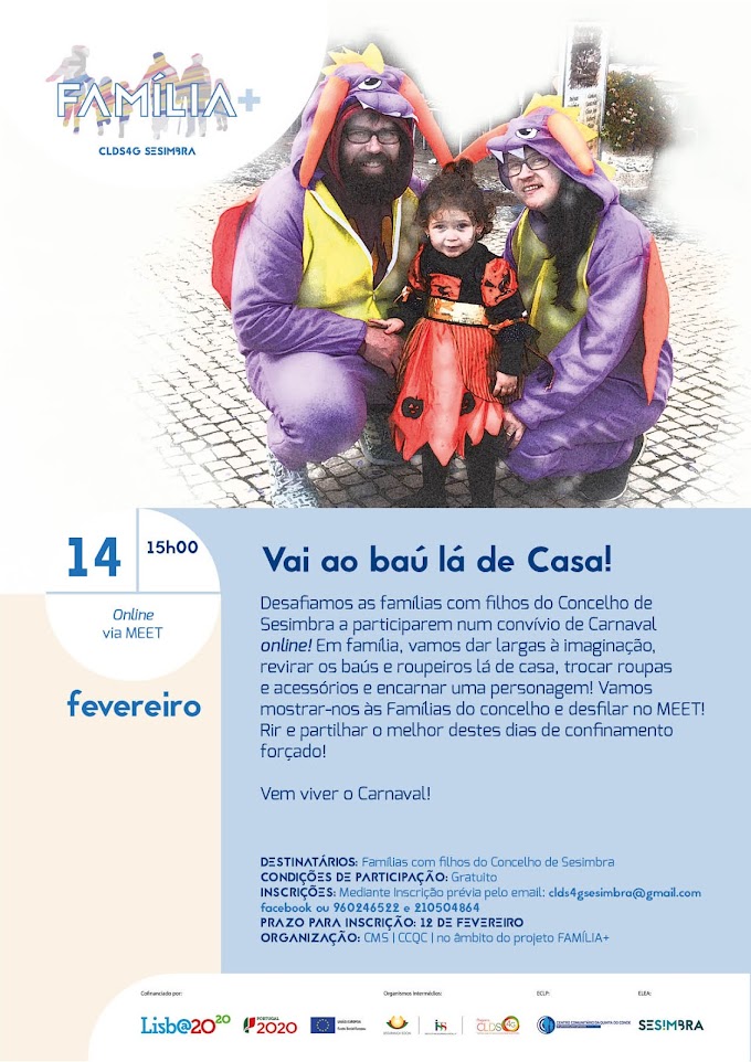 PEGA NUM DISFARCE QUE JÁ TENHAS E CELEBRA O CARNAVAL!