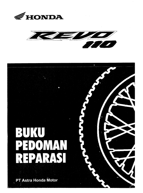 Buku Manual Honda Revo 110 BUKU MANUAL