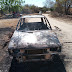 Carro pega fogo na zona rural de Cachoeira dos Índios PB