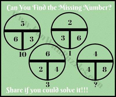 Quick math circle puzzle question Quick math circle puzzle question
