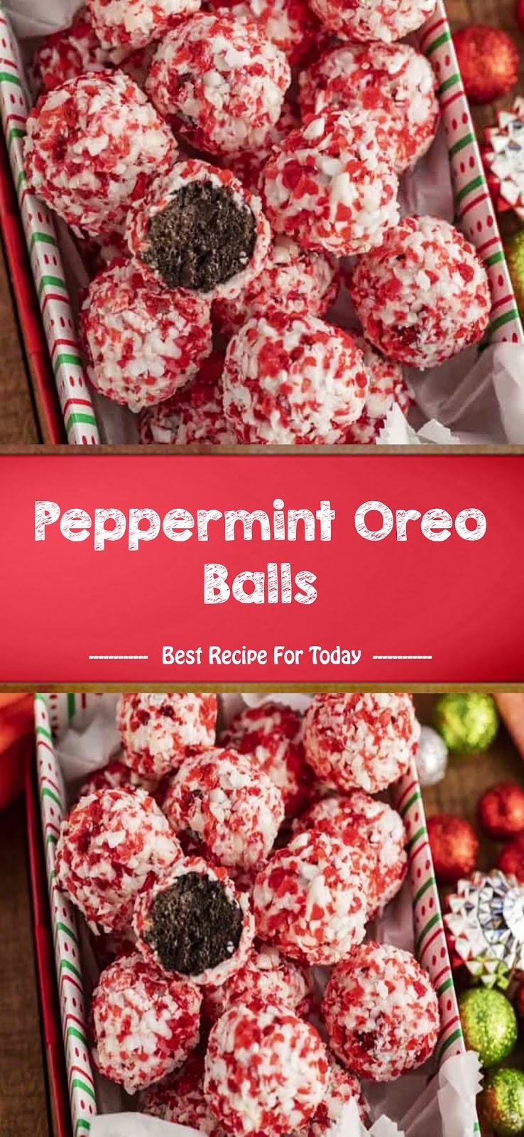 Peppermint Oreo Balls Best Recipes of All Time