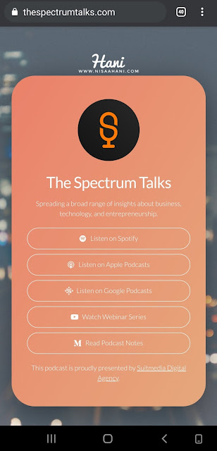 Podcast The Spectrum Talks by Suitmedia