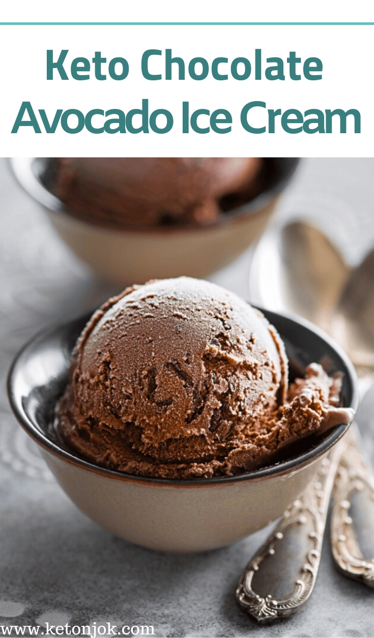 Keto Chocolate Avocado Ice Cream Recipe Joki's Kitchen