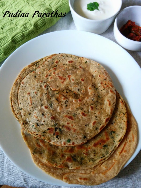 Recipe of Mint Paratha How to Make Pudina Laccha Paratha, Wheat Flour