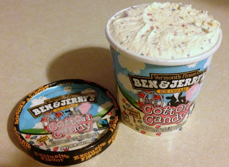 food and ice cream recipes Freezer Finds Cotton Candy, Ben & Jerry's