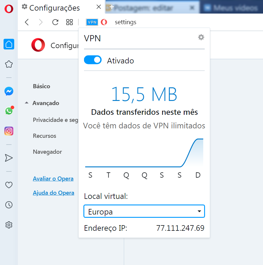 Entrar no VK Brasil