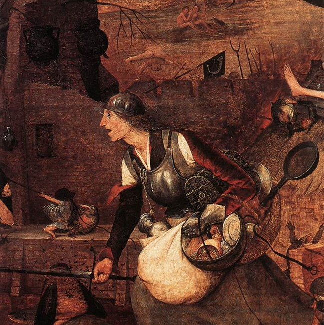 Безумная грета брейгель описание картины