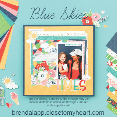 National Scrapbooking Month–Blue Skies