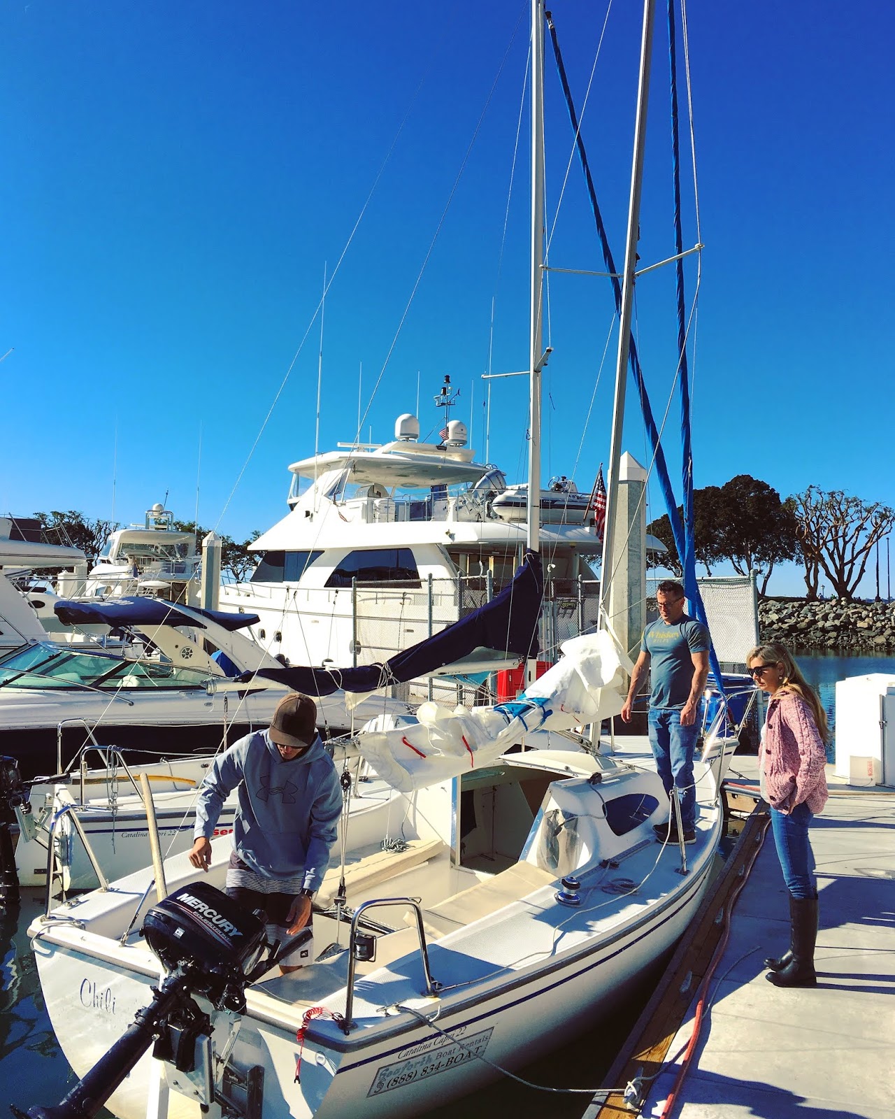 Sensory Overload Sailing in San Diego Bay (New Year's Day)