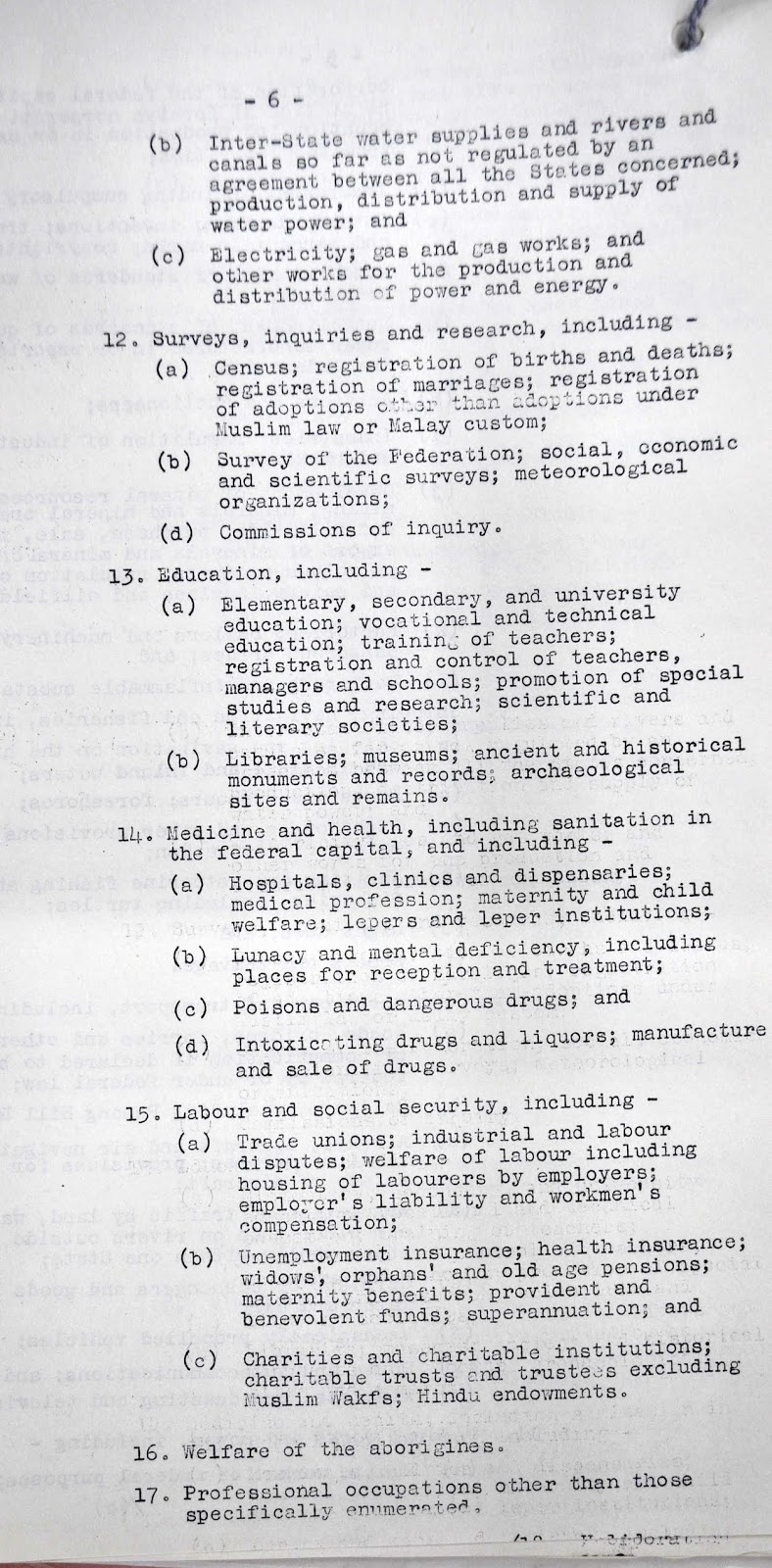 Cobbold Commission Report Republic of Sabah North Borneo RSNB