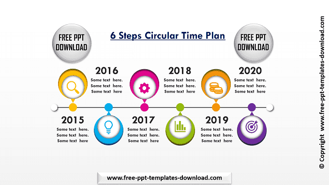 6 Steps Circular Time Plan Download