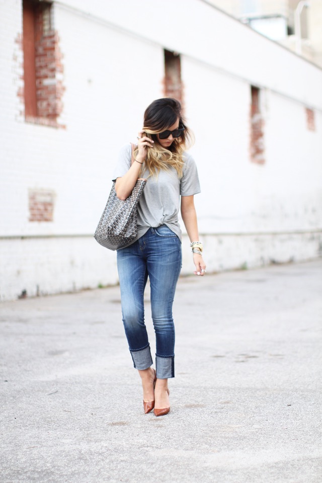The Perfect Grey Tee for $38! | For All Things Lovely | Bloglovin’