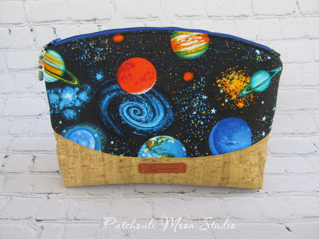 Patchouli Moon Studio~ Clematis Pouch with Boxed Corners in Two Sizes