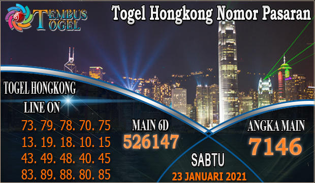 Togel Hongkong Nomor Pasaran - Hari Sabtu 23 Januari 2021