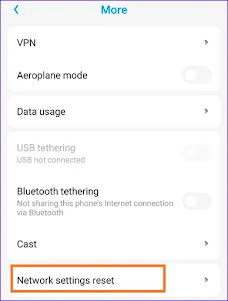 Why is My Internet so Slow All of a Sudden on Android Phone - Network settings reset