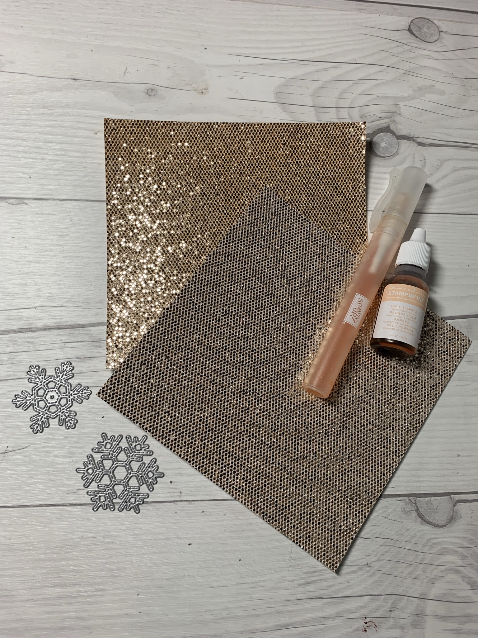 Make your Stampin' Up! Be Dazzling Specialty Paper Any Color You Want