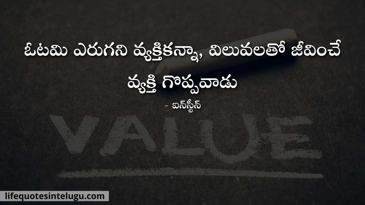 Viluva Quotes In Telugu