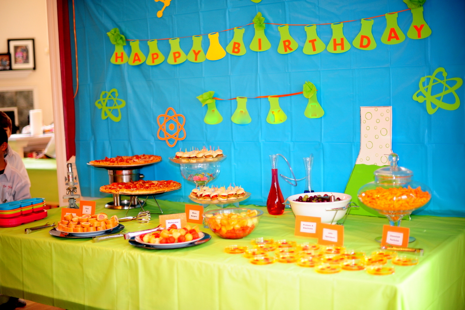 Leafy Tree Tops: Science Birthday Party- Part 1